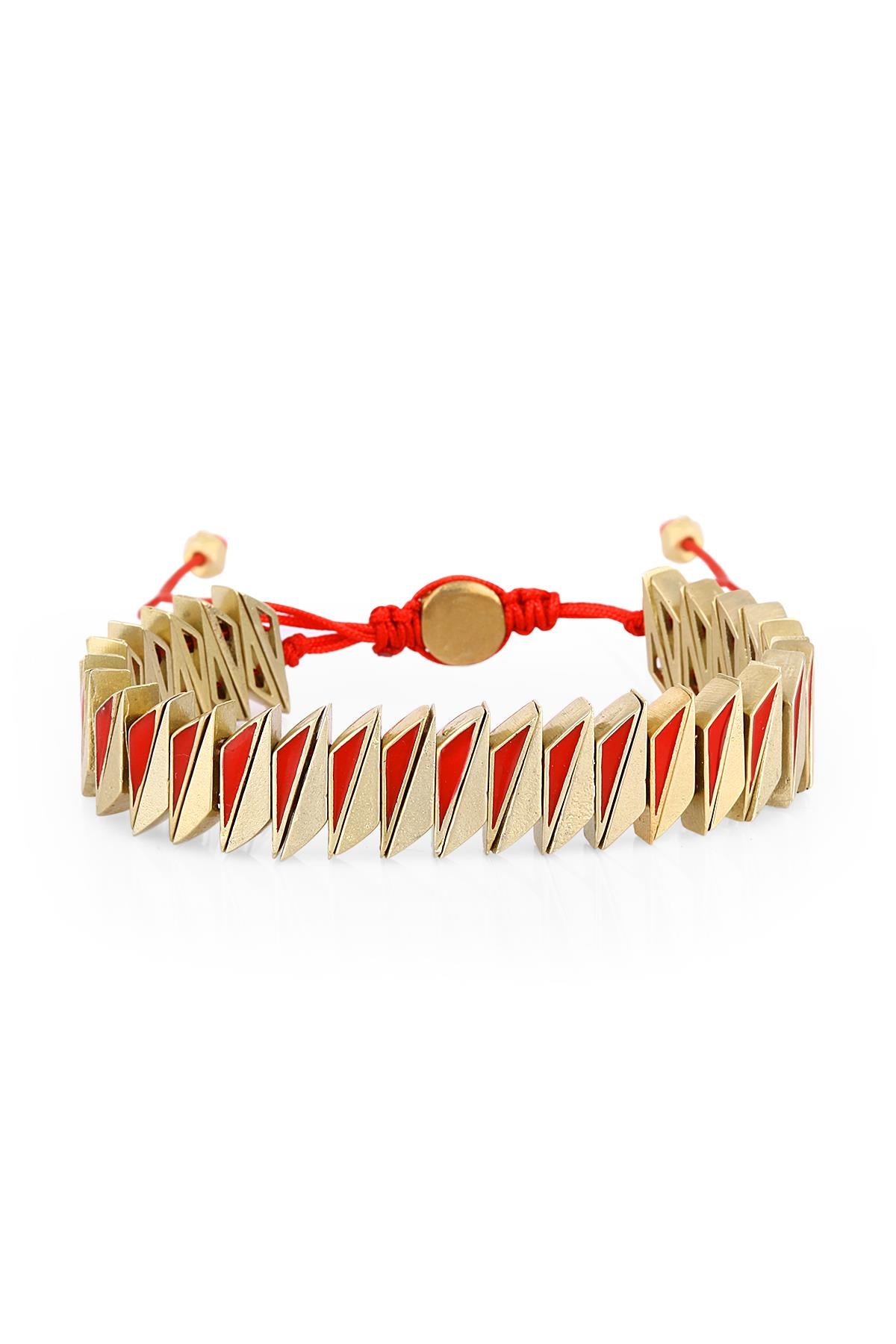 Gold Red Pop 2 Bileklik BLPOP009