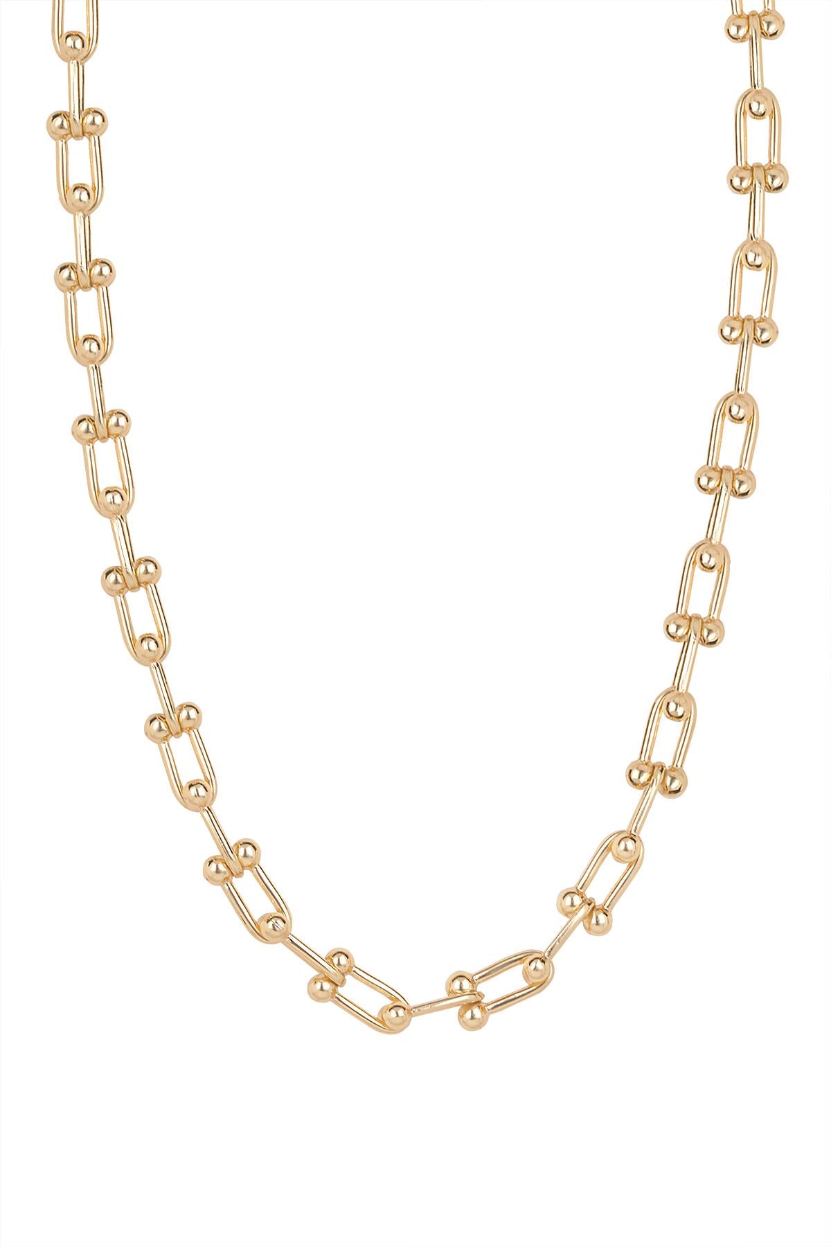 Kadın Gold Renk Sıralı Kolye TSJ30029-129-G