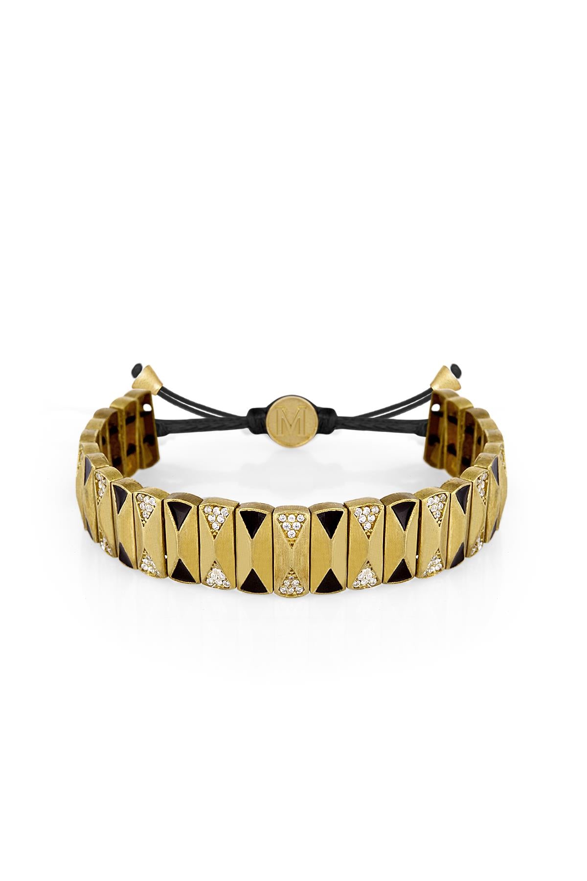 Melon Jelly Black Stone Bileklik BLJELY11