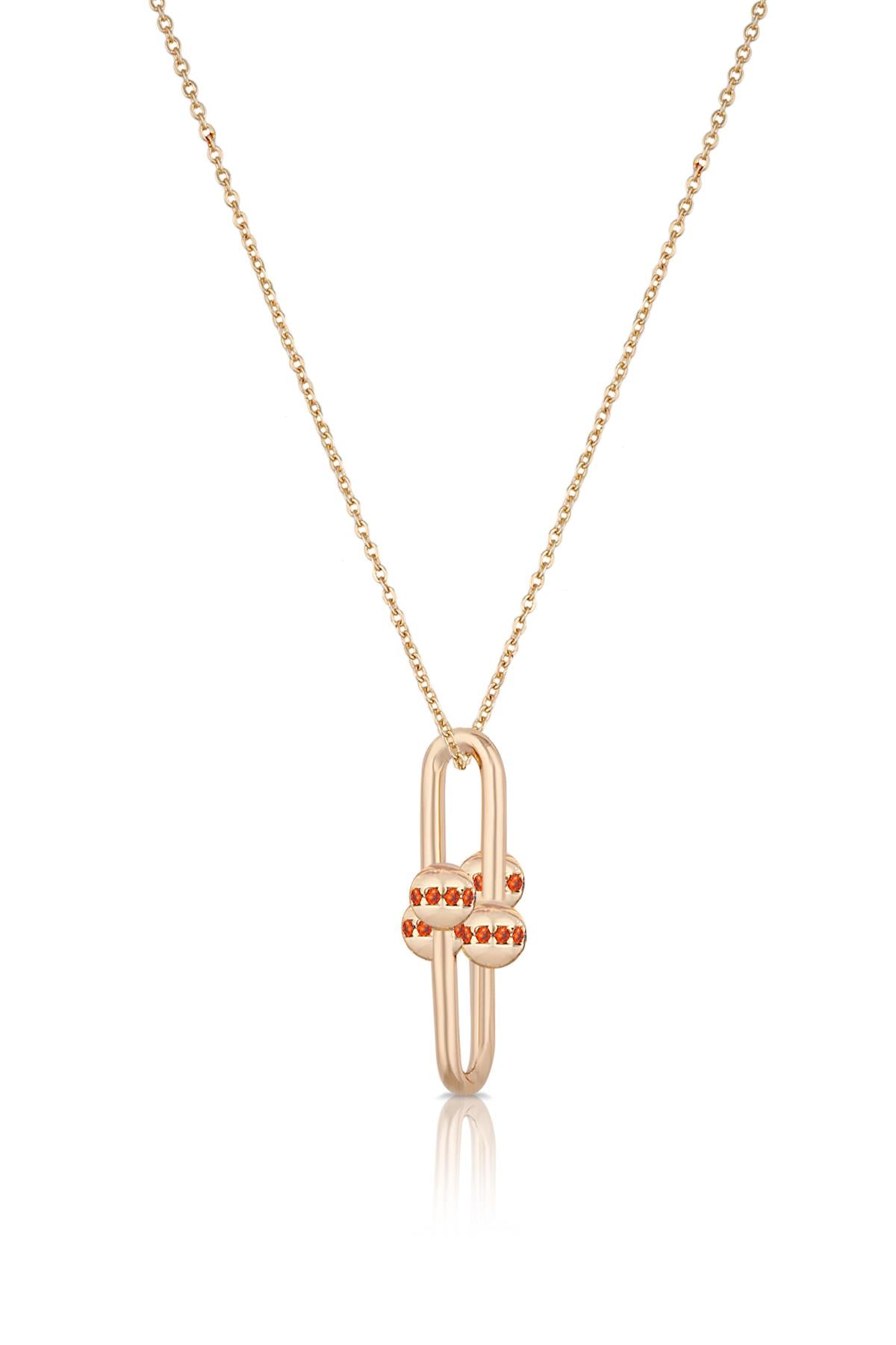 TOPSHOP Time Kadın Zirkon Taşlı Kolye TSJ30404-504-G